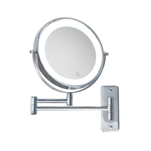 Winchester Corby LED wall mirror - chrome