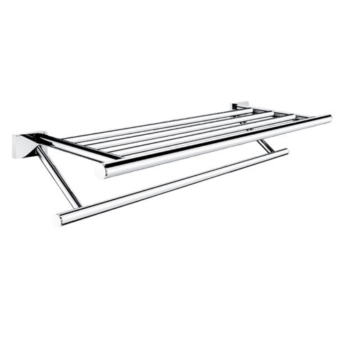Towel rack with trap, 61 cm