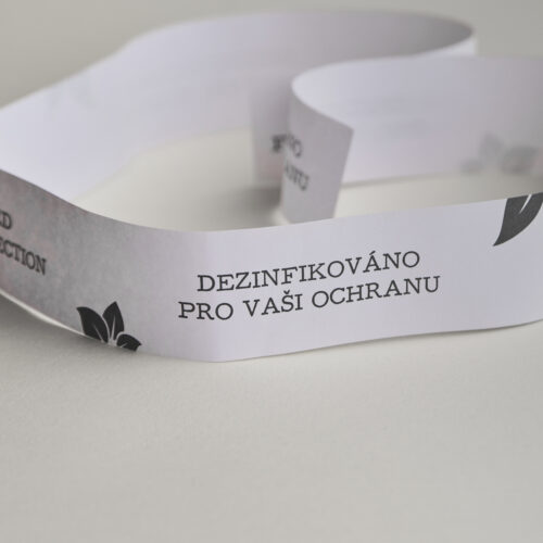 Hygienická páska na toaletu