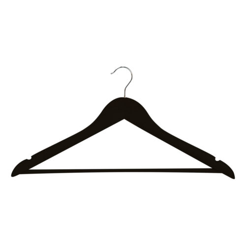 Chelsea Corby hanger with hook - dark wood