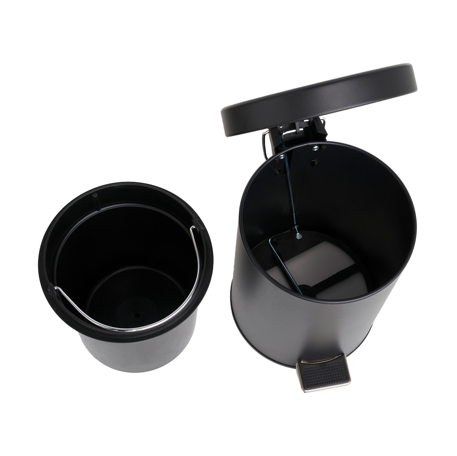 Odpadkový koš nášlapný Croft 3l Černý