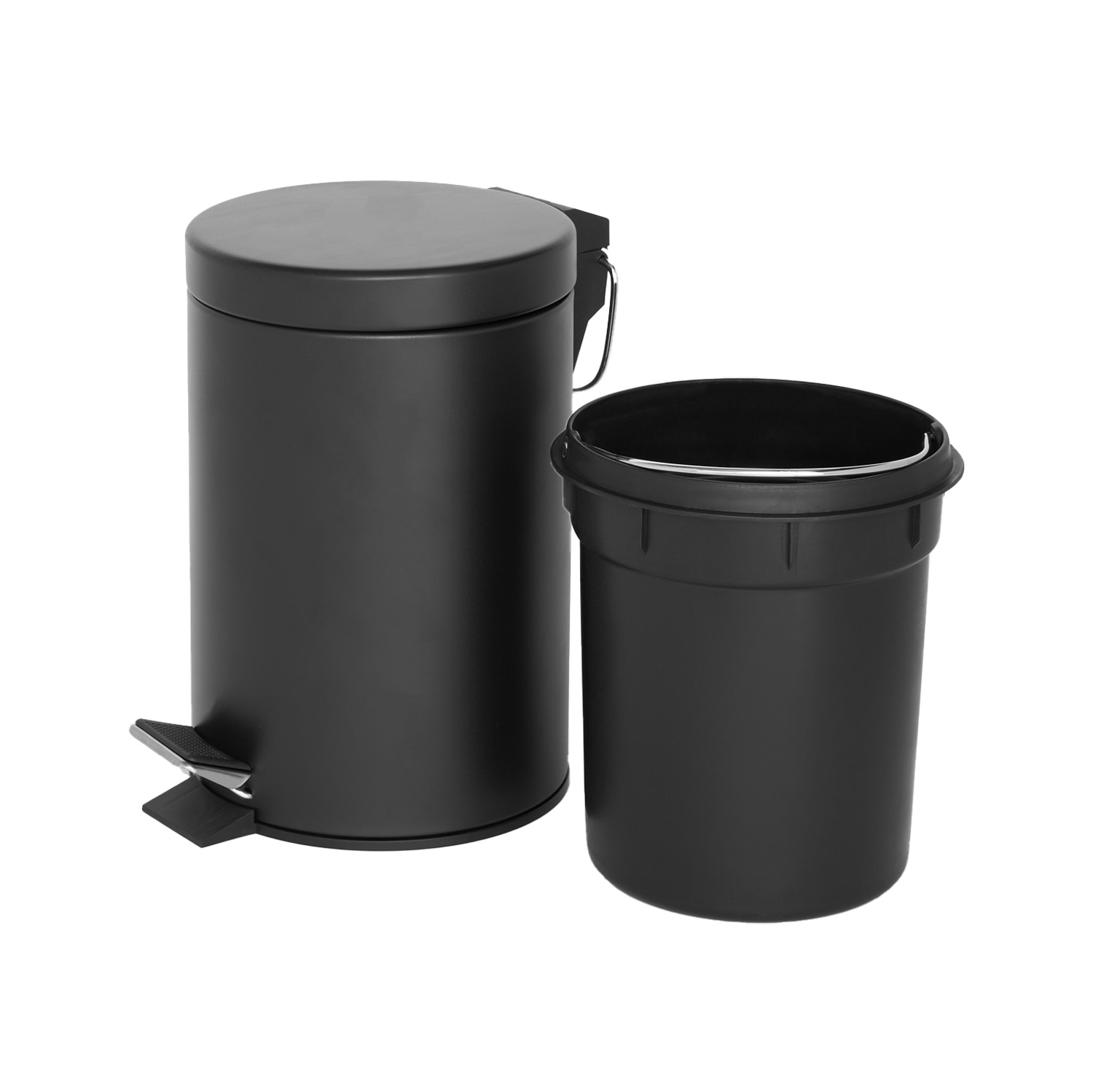 Odpadkový koš nášlapný Croft 3l Černý