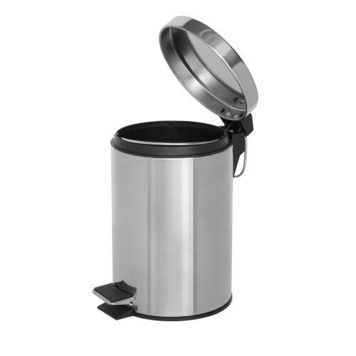 Odpadkový koš nášlapný Croft Corby 3l Stříbrný