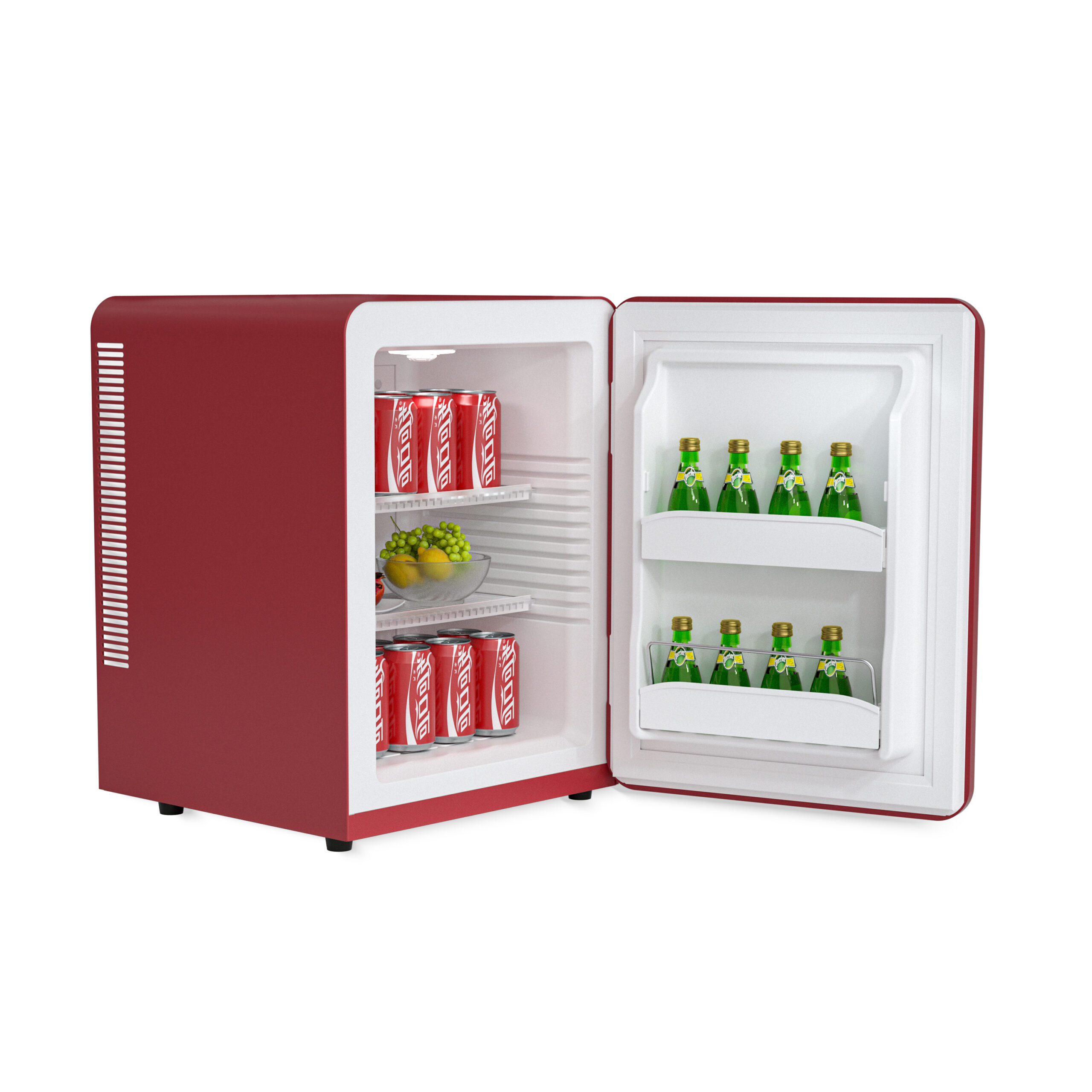 Retro termoelektrický minibar 31 L červený - ultra EKO