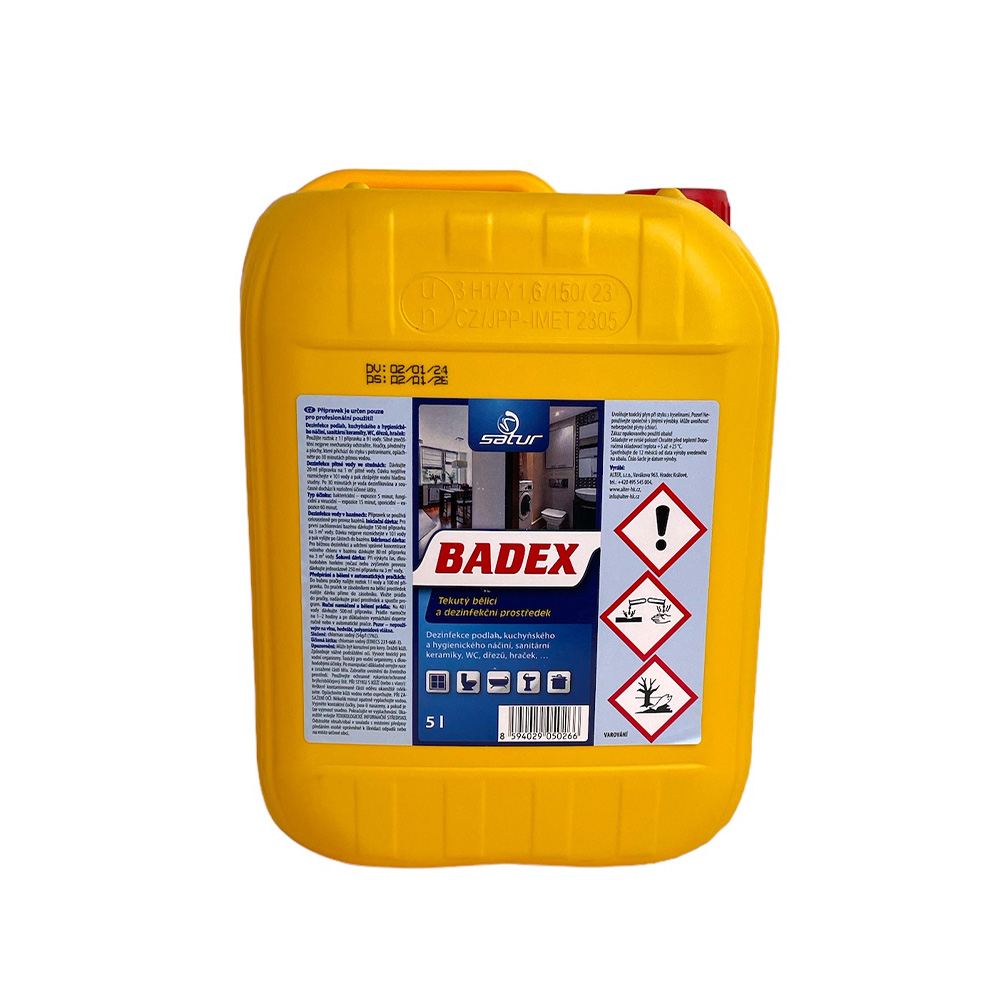 Bělicí a dezinfekční přípravek SATUR BADEX