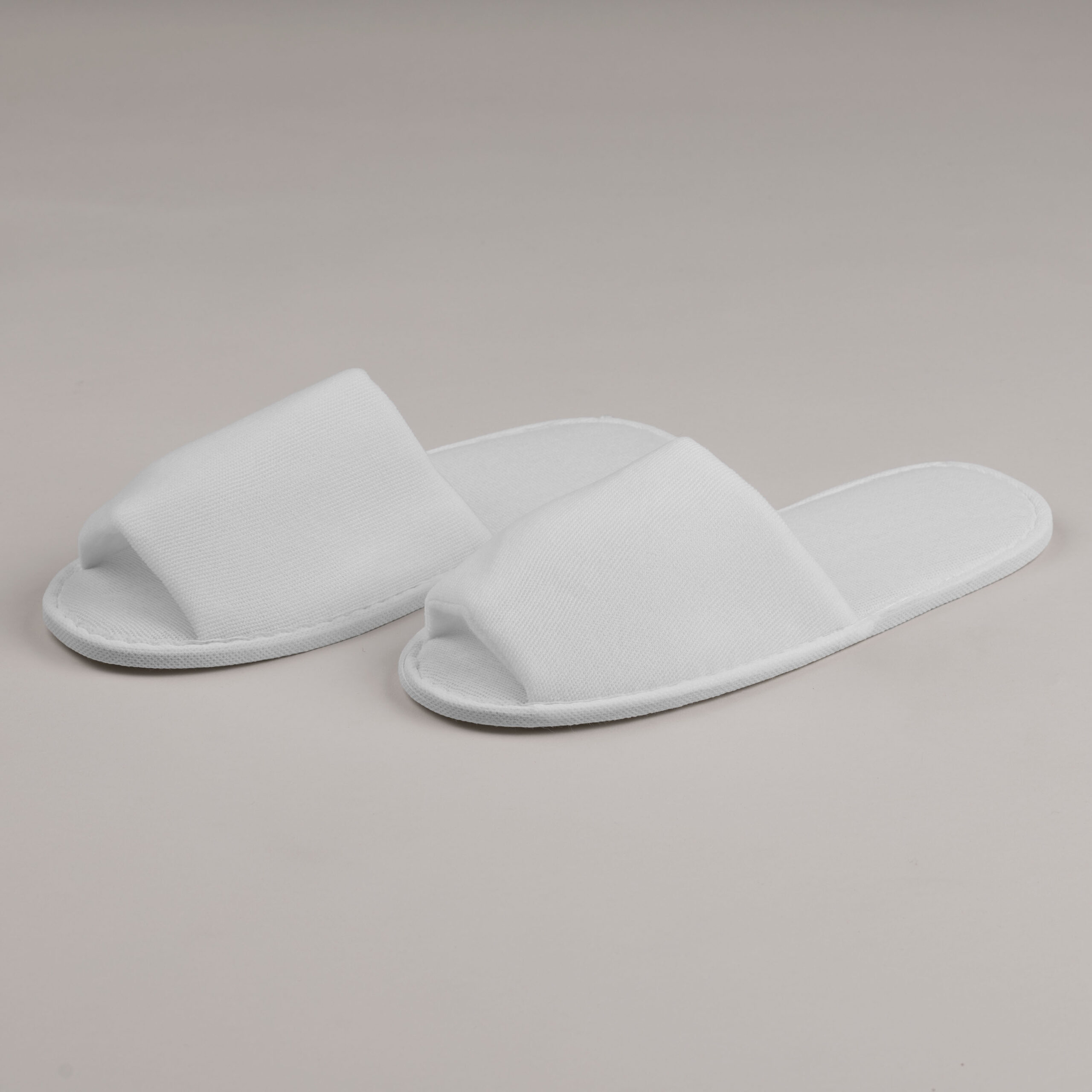 Hotelové pantofle Poly Terry 30cm otevřená špička