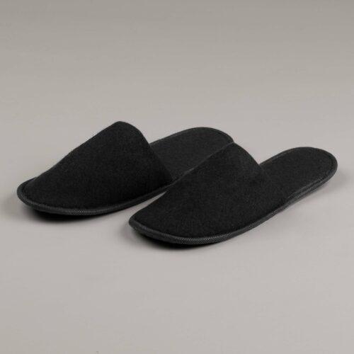 Hotel slippers BASIC NAP CLOTH 30 cm non-slip black