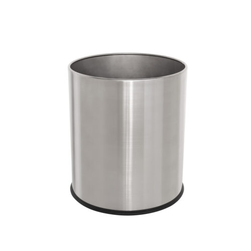 Thornton Corby 9L single layer silver waste bin