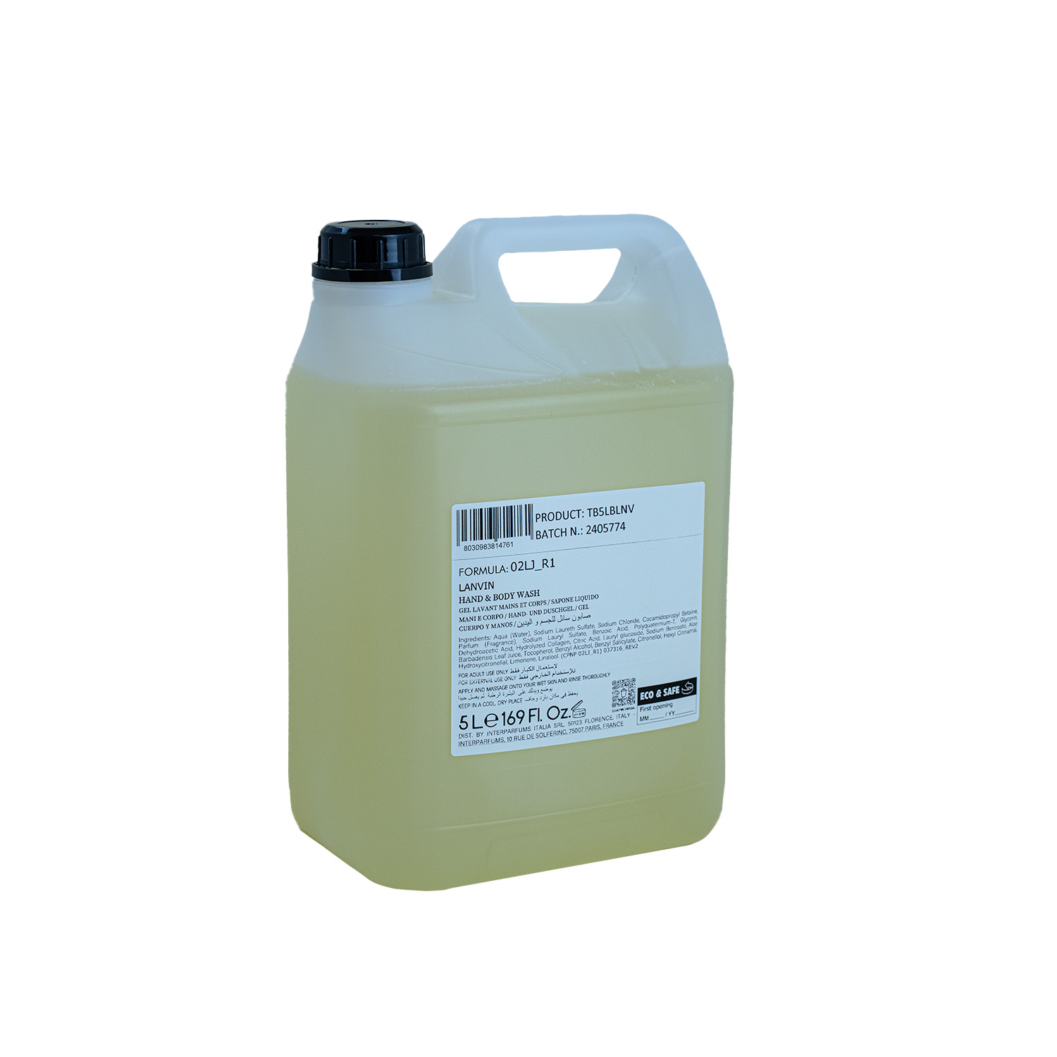 Mýdlo na tělo a ruce LANVIN ORANGE AMBRE 5L