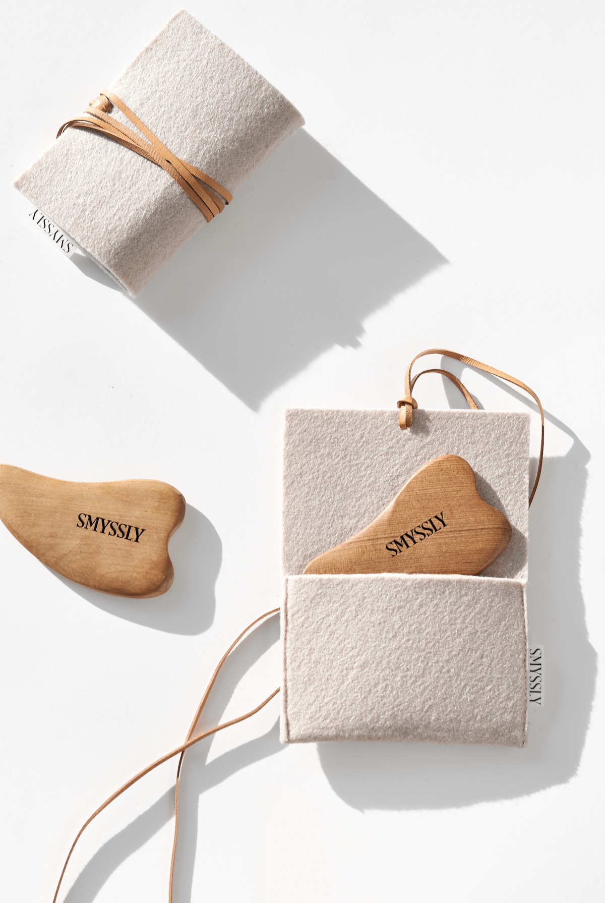 Dřevěná Gua-sha na obličej Smyssly