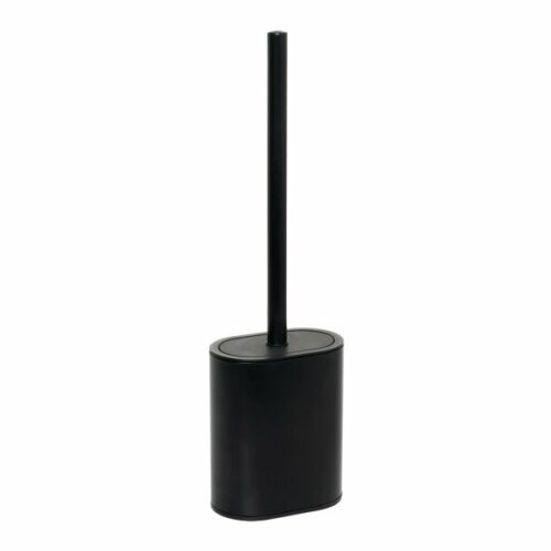 Toilet brush Corby Sana with holder, black