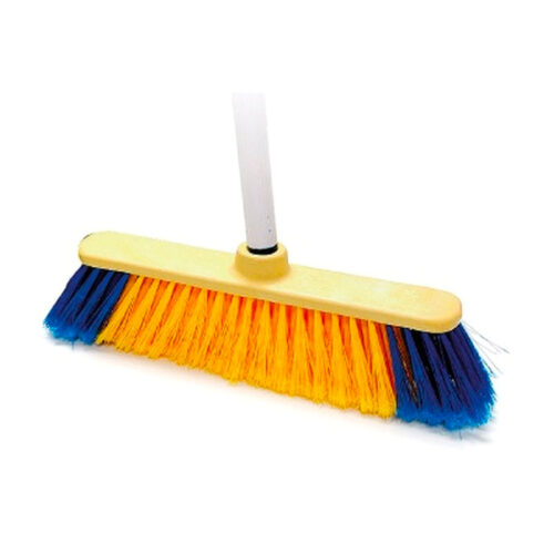 Smeták s holí Tipi Top, 28 cm, plastový se závitem, kovová hůl 120 cm