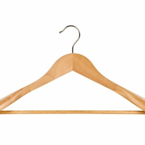 Hanger Corby Clifford with hook, light wood