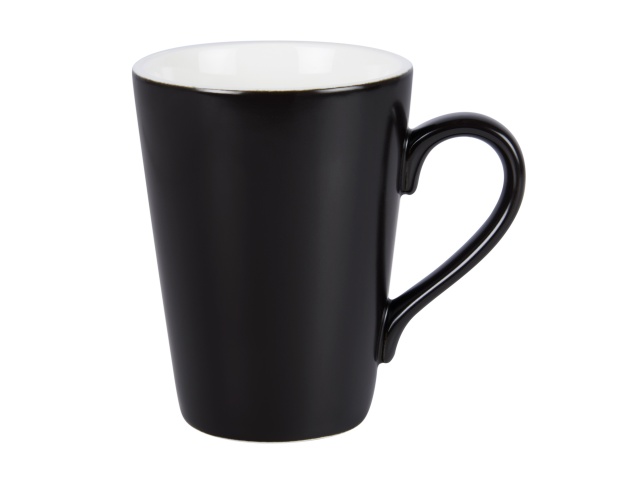 Hrnek Corby Fenton, porcelán 300 ml (černobílý)