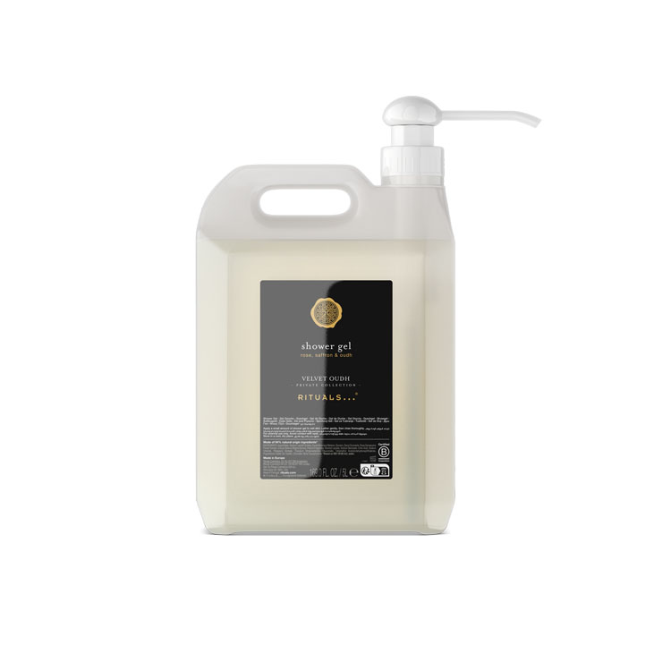 Sprchový gel Velvet Oudh k doplnění - 5L