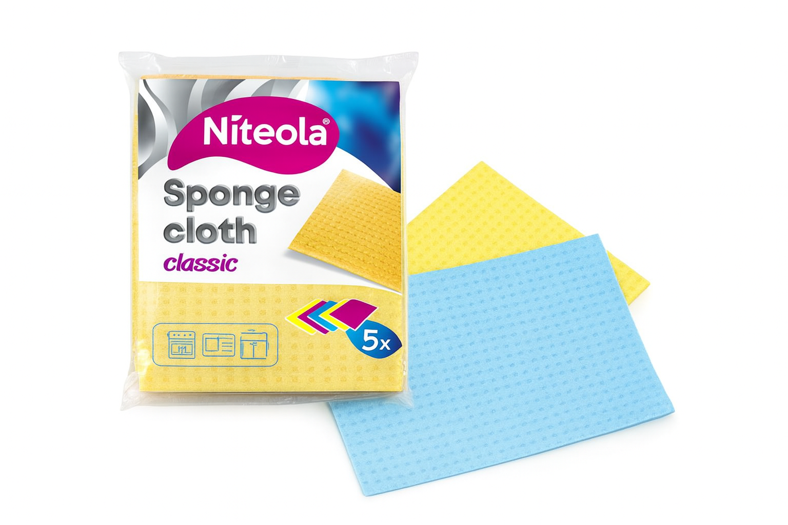 Houbová utěrka CLASSIC / 5 ks/ 15 x 18 cm