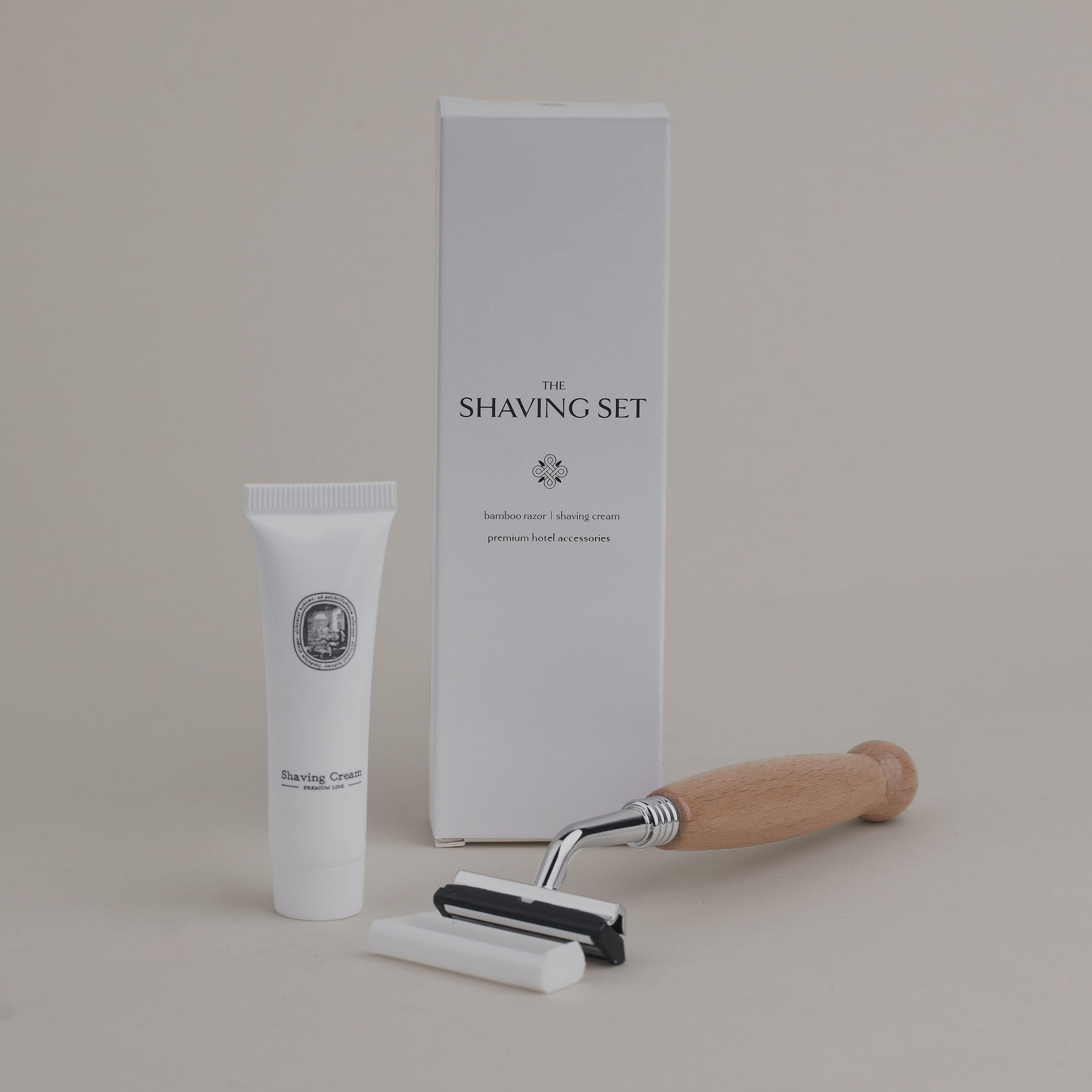 Holící set Luxury White