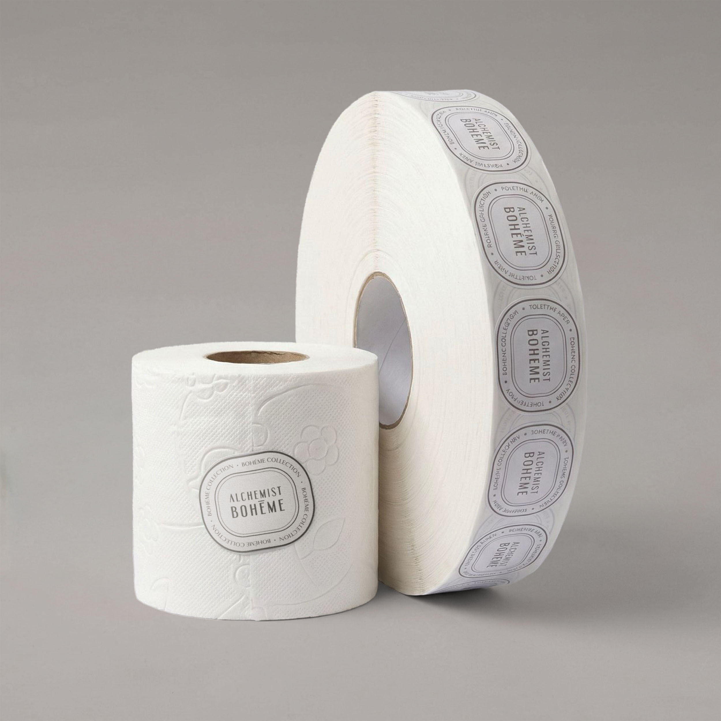 Samolepky na toaletní papír