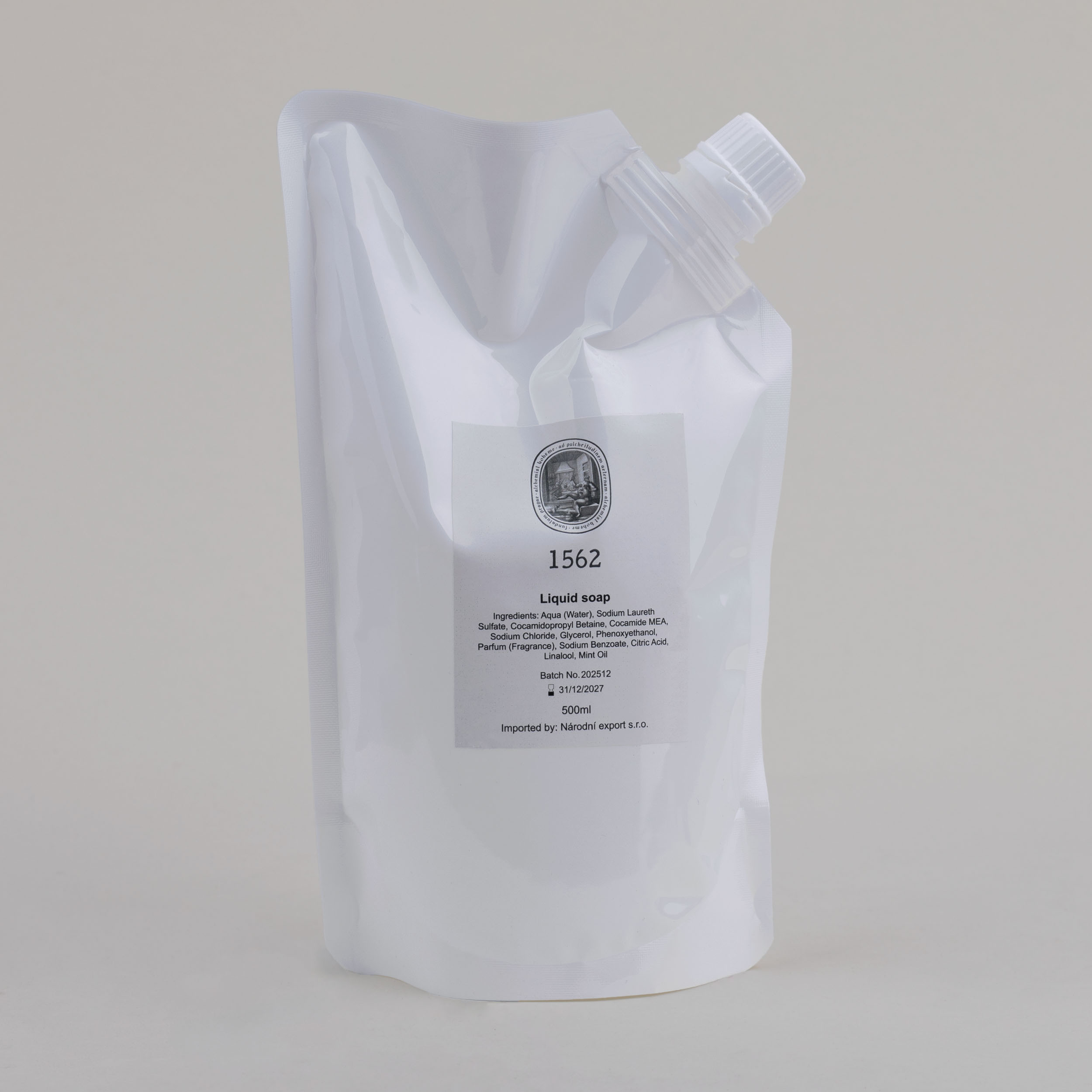 Tekuté mýdlo Alchemist Bohéme 1562 - NÁHRADNÍ NÁPLŇ 500ml