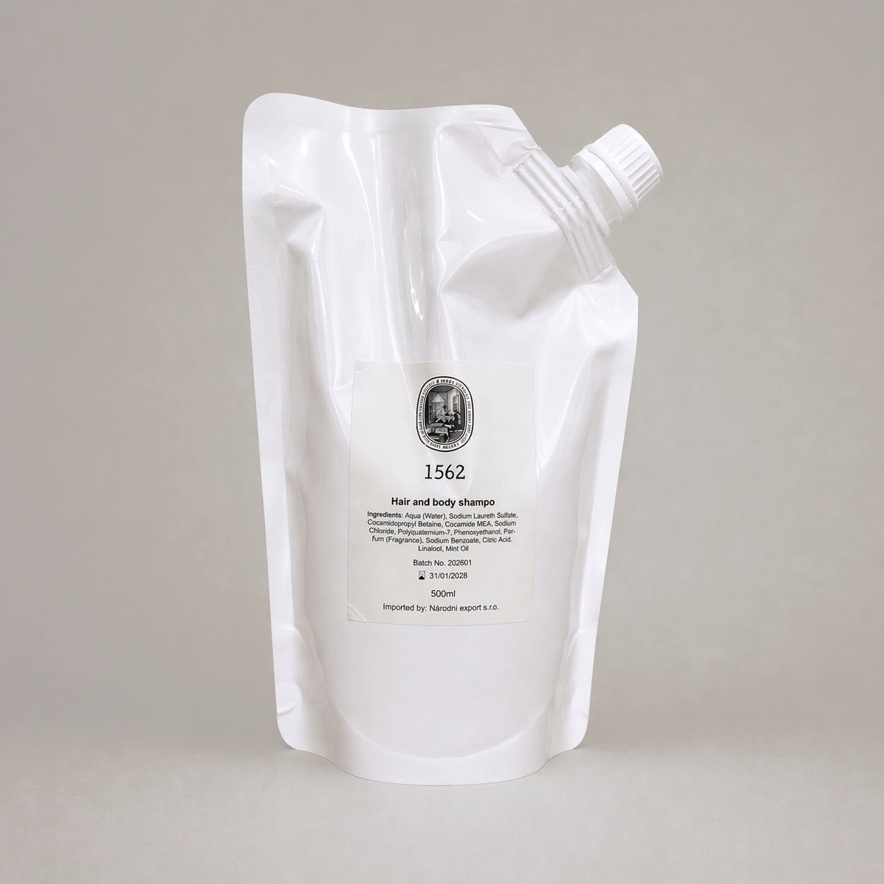 VLASOVÝ A TĚLOVÝ ŠAMPON ALCHEMIST BOHÉME 1562 – NÁHRADNÍ NÁPLŇ 500ML