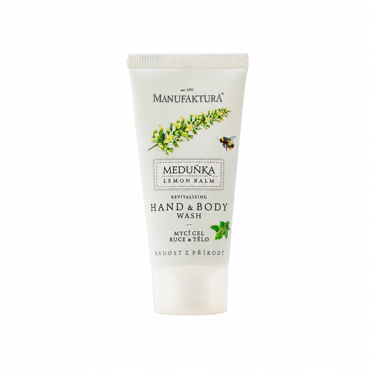 Mycí gel na ruce a tělo Meduňka 30ml