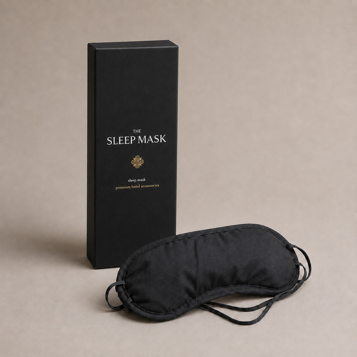 Maska na spaní Luxury Black