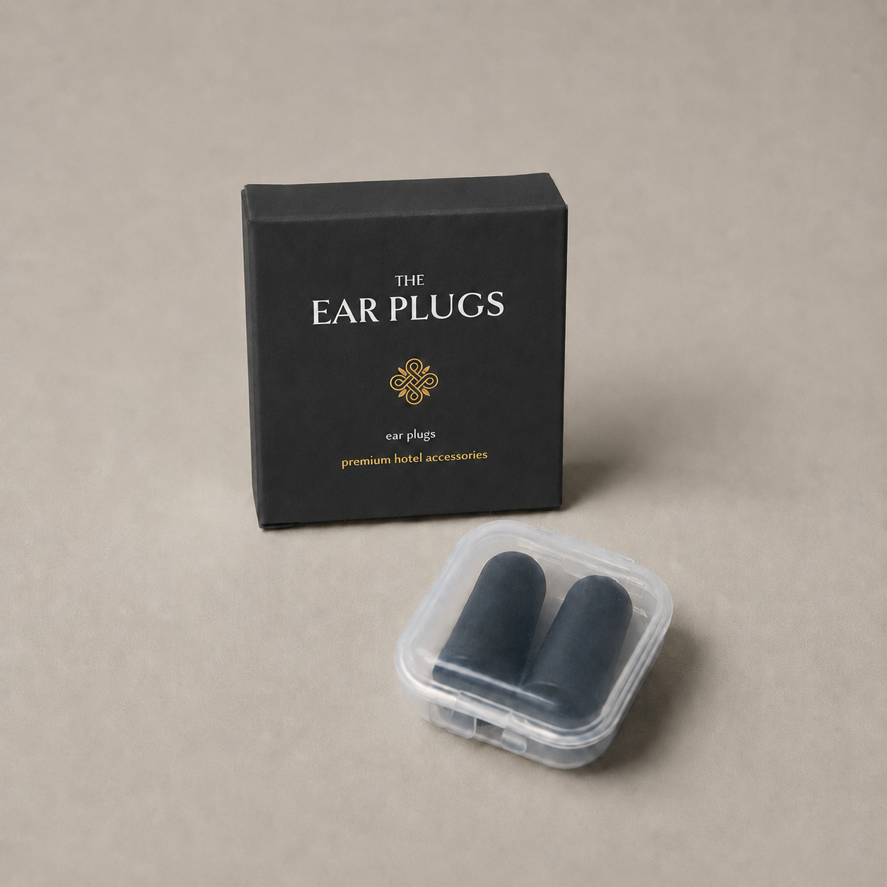 Špunty do uší Luxury Black
